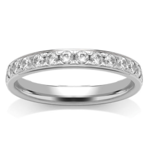Diamond Wedding Ring - All Metals (TBCSRGRW) Grain Set